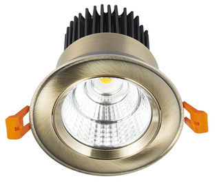 Krom Cree COB LED Tavan Downlight&amp;#39;ları CE Sertifikalı Karartılabilir 80 LM / Watt