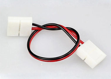 Hiçbir Kaynak Lehimsiz Klip 2 Pin LED Aydınlatma Işıkları Konektörü 10mm Genişlik PCB On