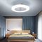 Oturma Odası ve Yatak Odası İçin LED Işıklı Uzaktan Kumanda / Uygulama Kontrolü 40W Tavan Fanı
