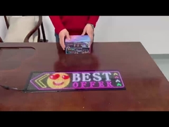 32*128 Araç Kamyon Ön Camı Yumuşak Dekal Ekran Animasyon Uygulama Uzaktan Kumanda ile LED Panel