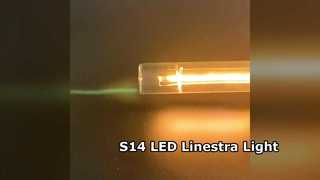 S14-LED Cam Kaplamalı Filament Tüp, Linestra
