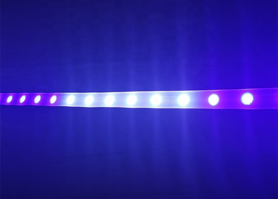 Dış Mekan LED Lineer Duvar Grazer Işık 24W RGB 4 Tarafı Kavisli Duvar İçin Bükülebilir