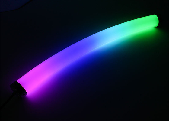 Dijital RGB RGBW Piksel LED Neon Şerit DC5V 12V 24V Çap 40mm Tam Renkli