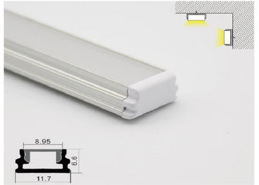Rüzgar Dayanımı LED Alüminyum Profil 11 X 7mm Lineer LED Profiller Tavan / Duvar için