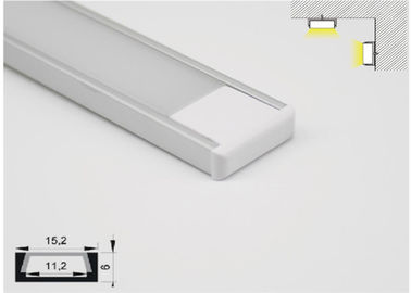 Eloksallı Alüminyum LED Işık Kiremit Profili 15 x 6mm LED Şerit Doğrusal Aydınlatma için