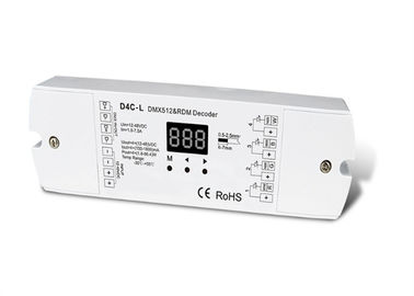 4 Kanallı DMX LED Sürücüsü Sabit Akım / Dmx LED Şerit Kontrol Cihazı RGB Lamba için