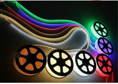 RGB Sürücüsiz Yüksek Gerilim Şerit LED Işık, RoHS Tam Renkli LED Şerit Değiştirme