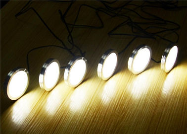 Dokunmatik Karartma Anahtarı ile Kabine Puck Işıkları Kiti altında 2W LED Aydınlatma Işıklar