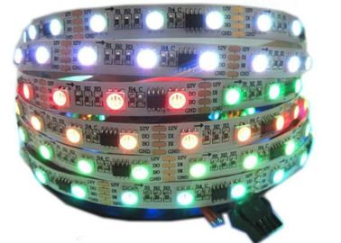 Programlanabilir Sihirli RGB Dijital LED Şerit Işıklar Tam Renkli Kovalayan Halat DC12V