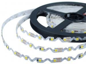 12 V / 24 V SMD2835 Esnek Yapıştırıcı Led Şerit Işıklar LED Tabelaları için 360 Derece Bükülebilir