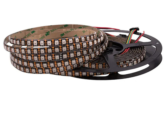 DC12V Dijital Çift Sinyal Hattı IP20 WS2815 SMD5050 96 led/m l RGB IC Adreslenebilir LED Şerit