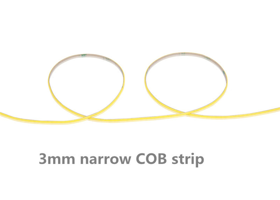 3mm Ultra Dar COB LED Çizgi İpi Dolap Dolap TV Arkaplanı 400LED / M