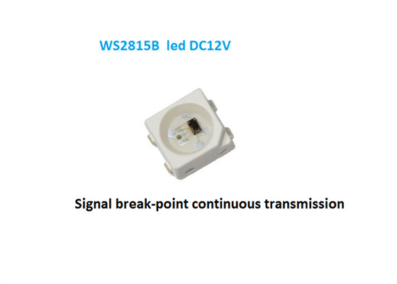 DC12V WS2815B SMD5050 RGB LED Piksel Çipleri Dahili IC Kesim Noktası Adreslenebilir Işık Kaynağı