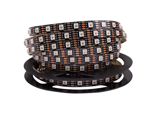 DC12V Dijital Çift Sinyal Hattı LED Şerit Esnek Teyp WS2815 SMD5050 IP20 60led 60Pixel RGB WS2815b IC