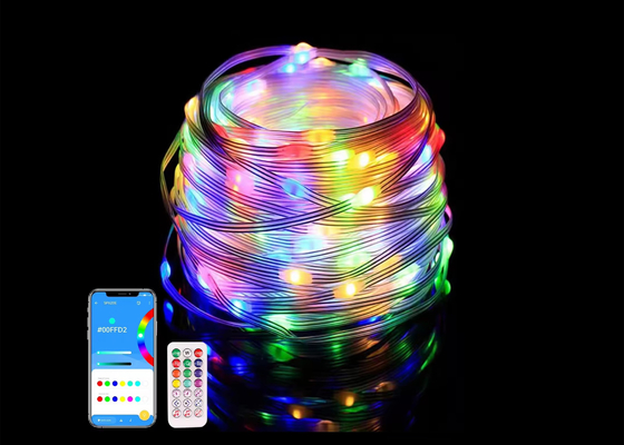 APP Akıllı Dişli Fenerler Su geçirmez LED Noel Dekorasyonu Peri Dişli Fenerler USB Akıllı Uzaktan Kumanda