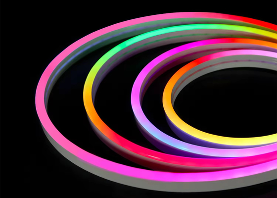 Akıllı Neon LED İp Işık Keti DC5V RGB Neon 1M 2M 5M IP67 DIY Neon Işık Çubuğu Bluetooth TUYA WIFI Uygulama Müzik