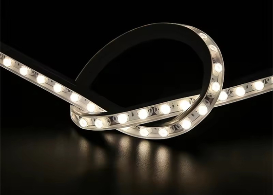 Eğilebilir 16 * 16 MM Esnek LED Doğrusal Optik Lens DC24V IP65 Su geçirmez Duvar Yıkama Işığı