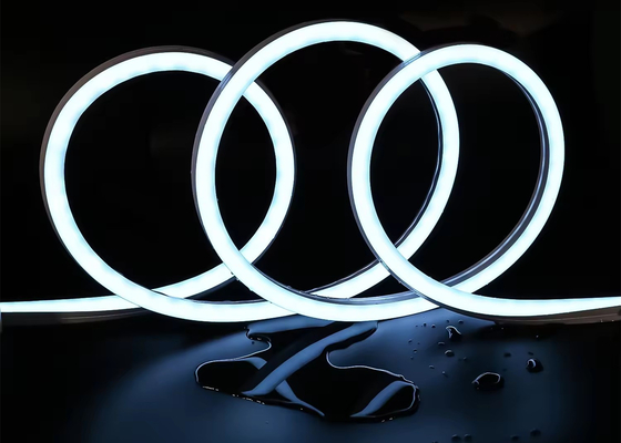 Özel RGBW LED Neon Şerit İşaretleri Flex Işıklar DMX Sinyalı 24V IP67 İç ve Dış Dekorasyon için Su geçirmez 1616mm