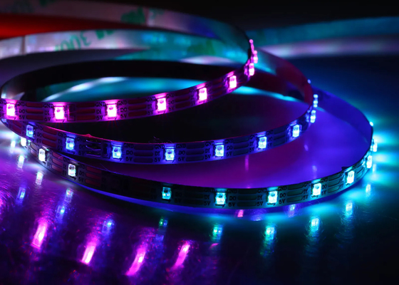WS2812C 2020 90/120leds Sihirli Renkli Kum Masa Lampası Mini 4MM LED Şerit Işıkları