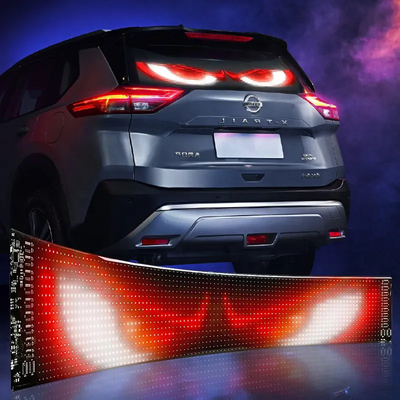 5VDC USB/2A Far Kırmızı Şeytan Göz Kamyon Ön Cam LED İşaret Şeytan Göz Motosiklet için LED Far