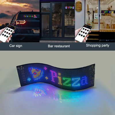 Reklam Yürüyen LED Araç Tabelaları Programlanabilir Uygulama Kontrolü Dışarıda Tam Renkli LED Tabelalar