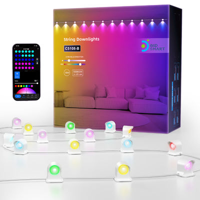 Adres edilebilir RGB IP68 Su geçirmez LED Eave Lights Noel Dekorasyonu için
