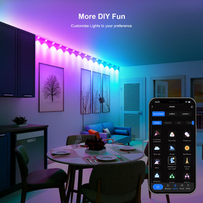 Adres edilebilir RGB IP68 Su geçirmez LED Eave Lights Noel Dekorasyonu için