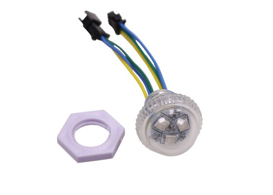 Waterproof 26mm Dc12v UCS1903/WS2811 Led Pixel Light Smart Control RGBIC Multi Color Amusement Park Decorative Lighting