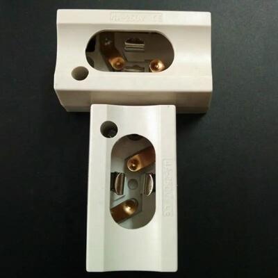 Doğrusal Işık S14s S14d Duy Floresan Lamba Tutucu Akkor Ampul Soketi LED Aydınlatma