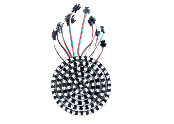Dijital Tam Renkli RGB WS2812 SK6812 IC Piksel DC5V Çember Led Halka